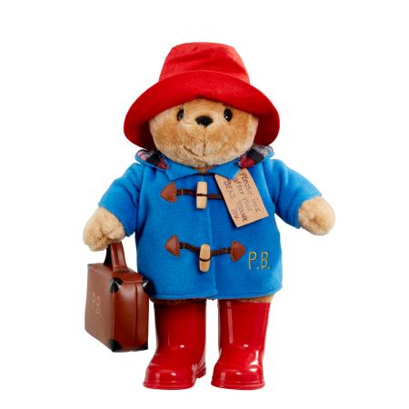 Rainbow | Large Classic Paddington Bear with Boots & Suitcase