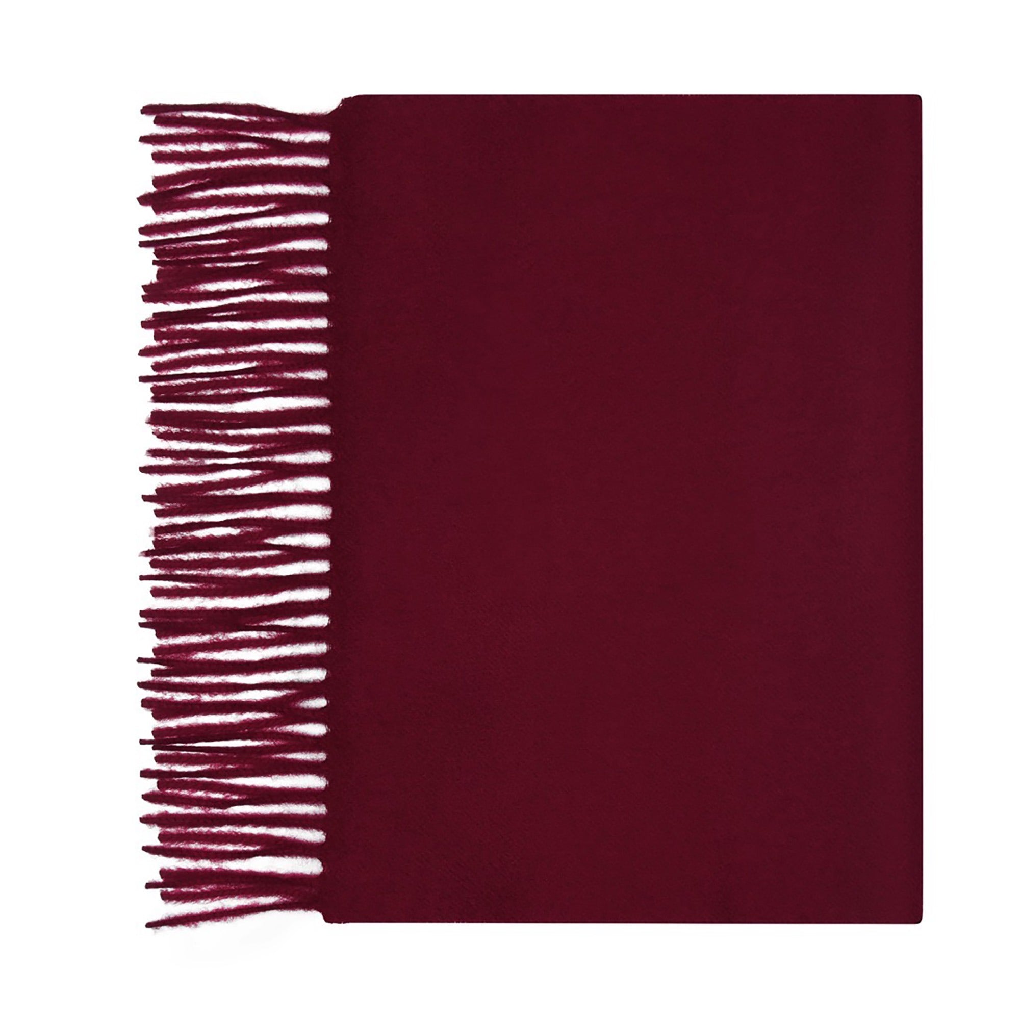 Luxurious 100% Cashmere Plain Scarf in Multiple Colours