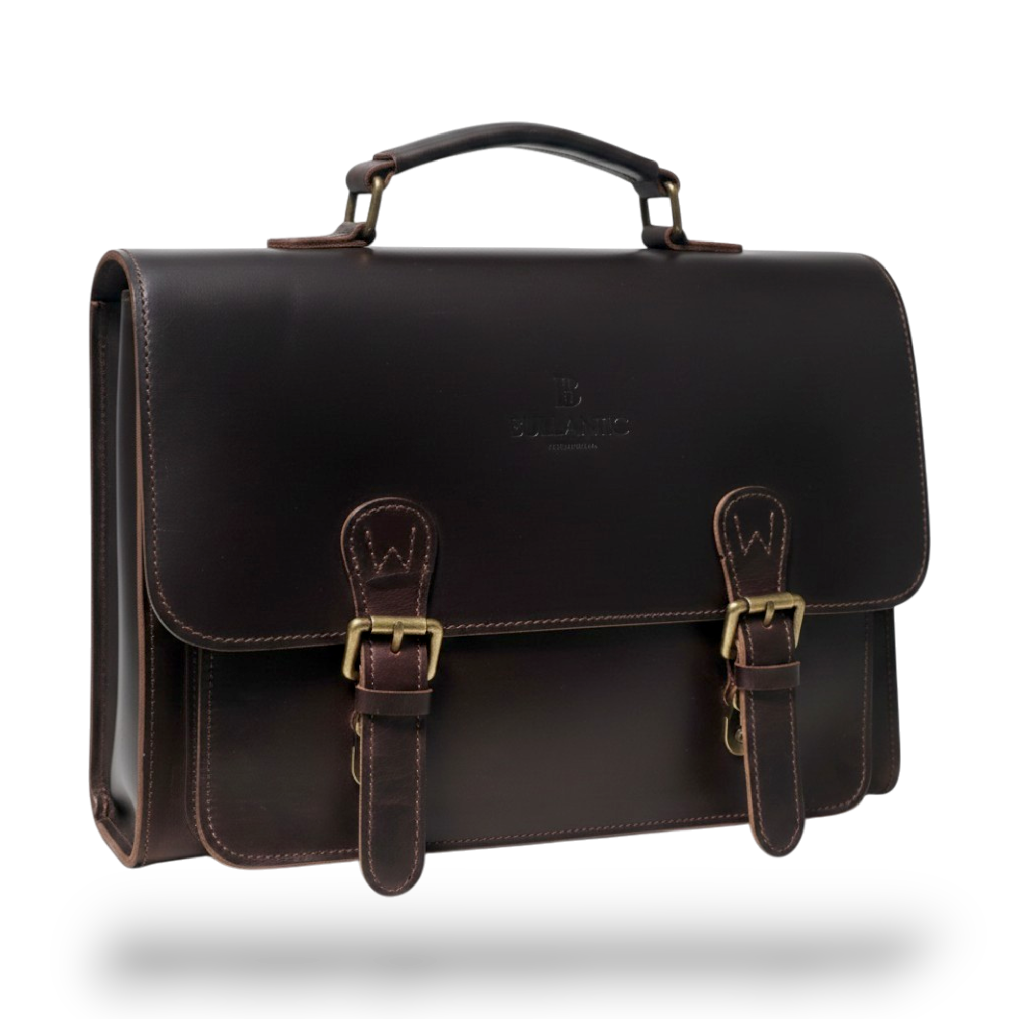 Bullantic Artisan Satchel — Men's Vintage Crazy Horse Leather Briefcase