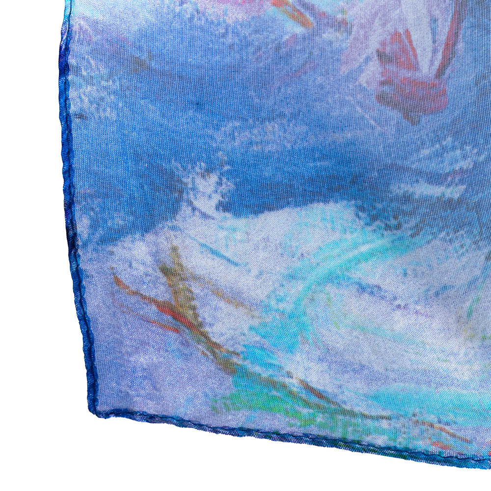 Claude Monet Water Lily - 100% Pure Silk Scarf