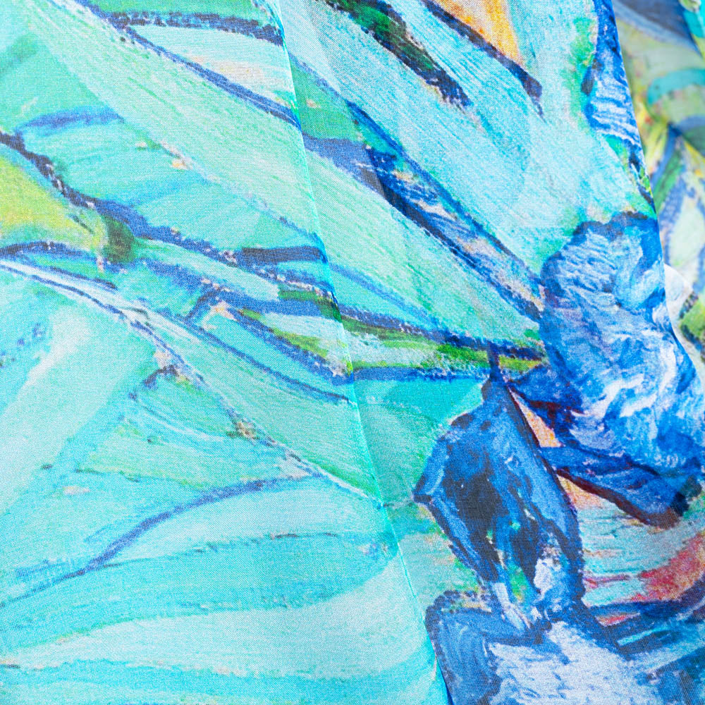 Van Gogh Iris - 100% Pure Silk Scarf