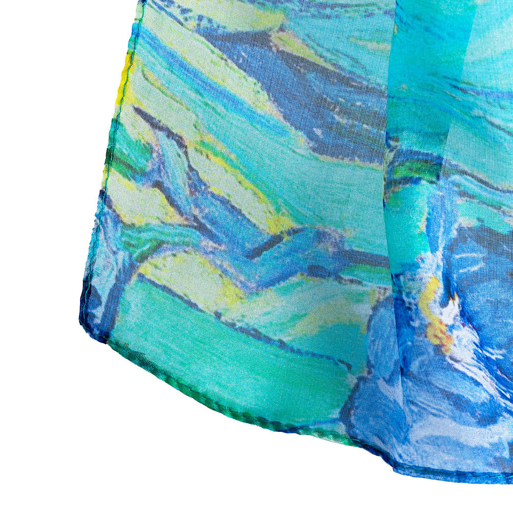 Van Gogh Iris - 100% Pure Silk Scarf