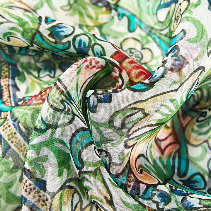 William Morris Golden Lily - 100% Pure Silk Scarf