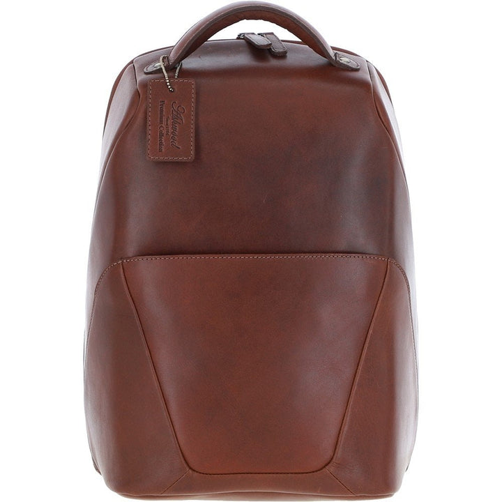 Luxurious Leather Backpack Chestnut