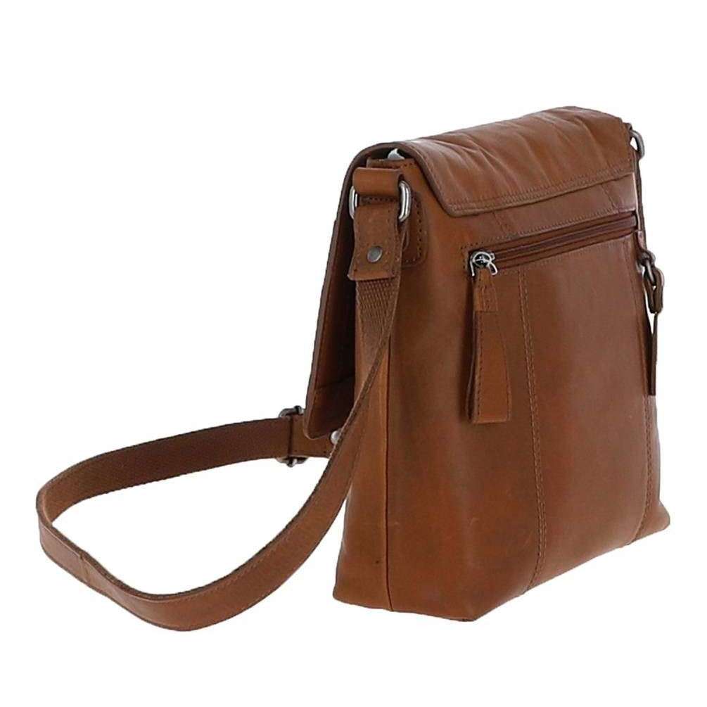 Ashwood Leather Windmere Medium Travel Body Bag - Tan