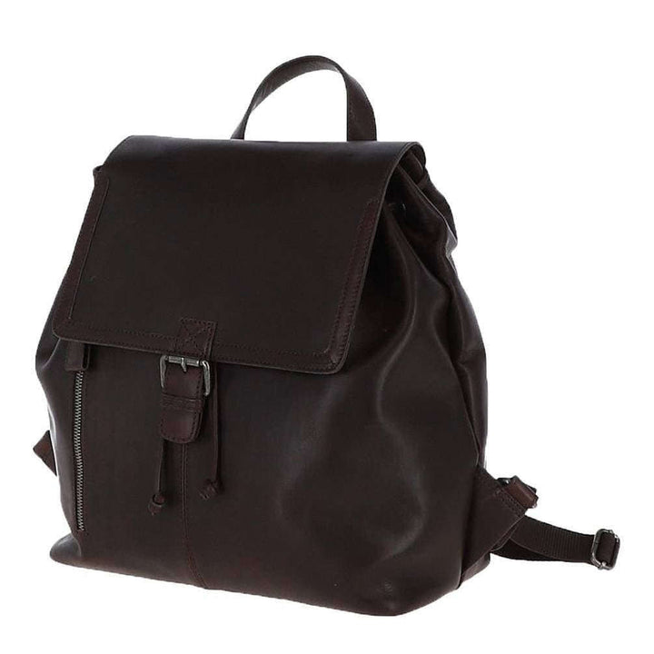 Ashwood Leather Windmere Waxy Leather Travel Rucksack - Brown