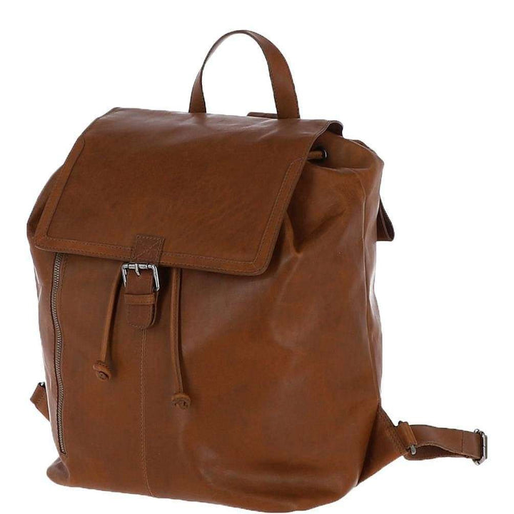 Ashwood Leather Windmere Waxy Leather Travel Rucksack - Tan