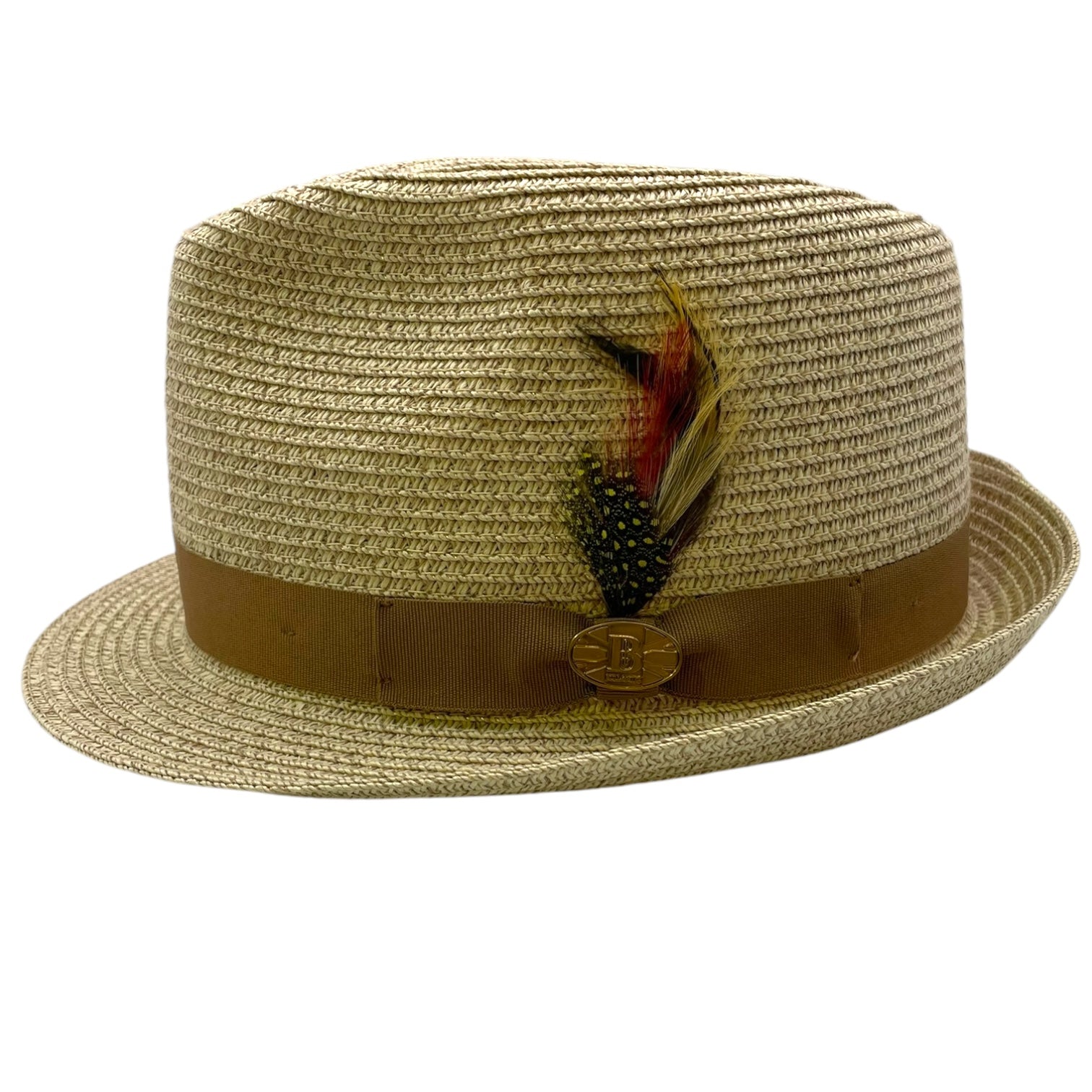 Summer Paper Straw Trilby Hat