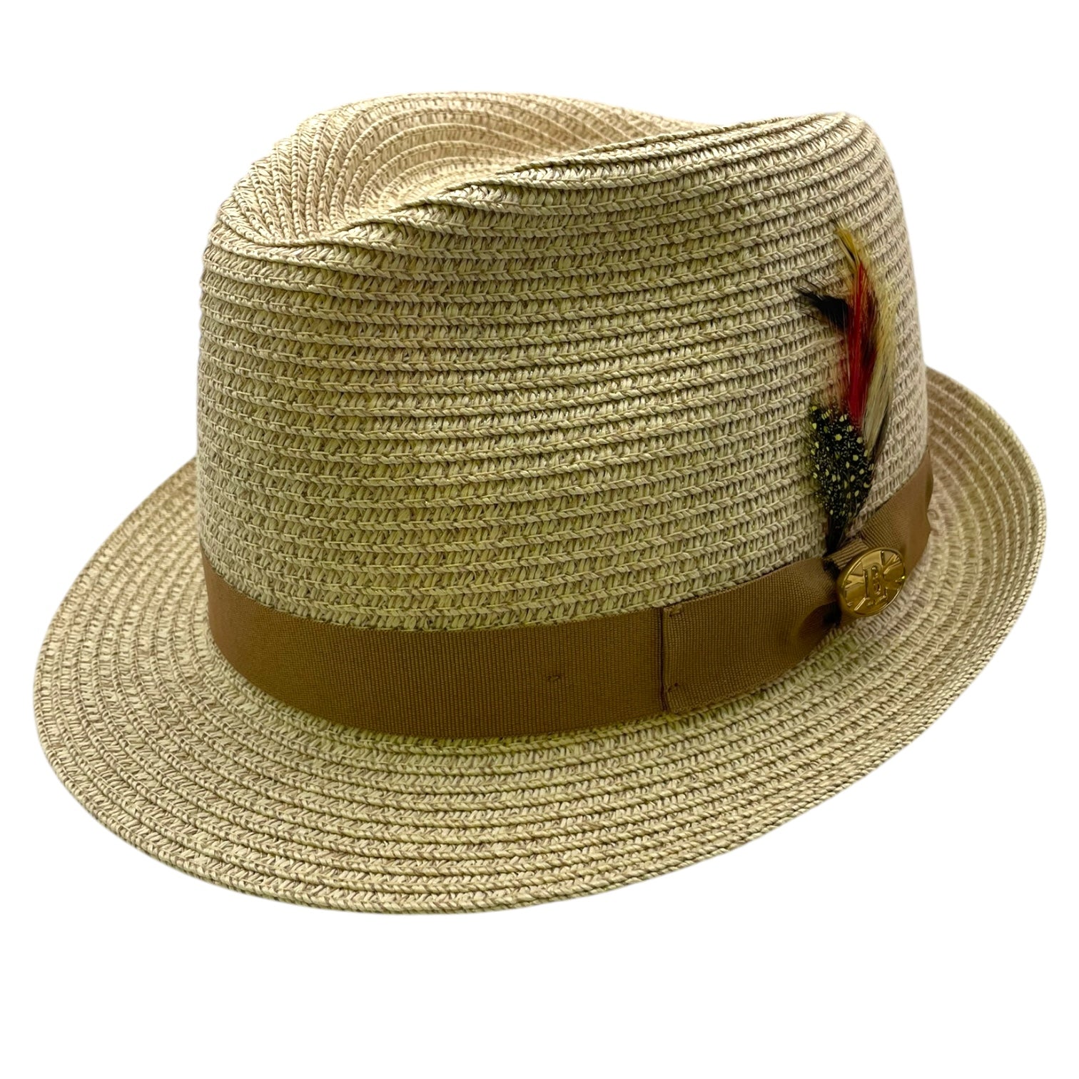 Summer Paper Straw Trilby Hat