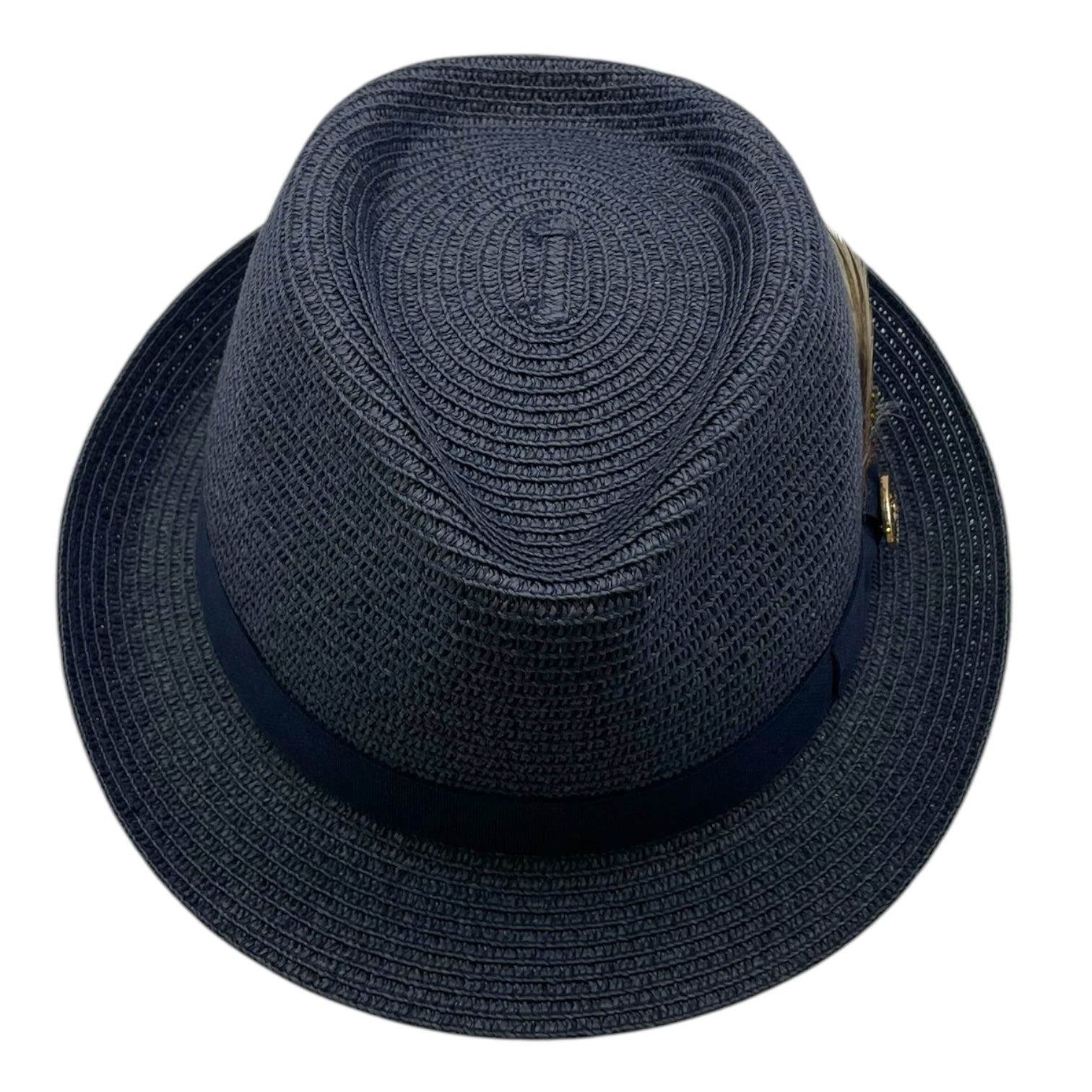 Summer Paper Straw Trilby Hat