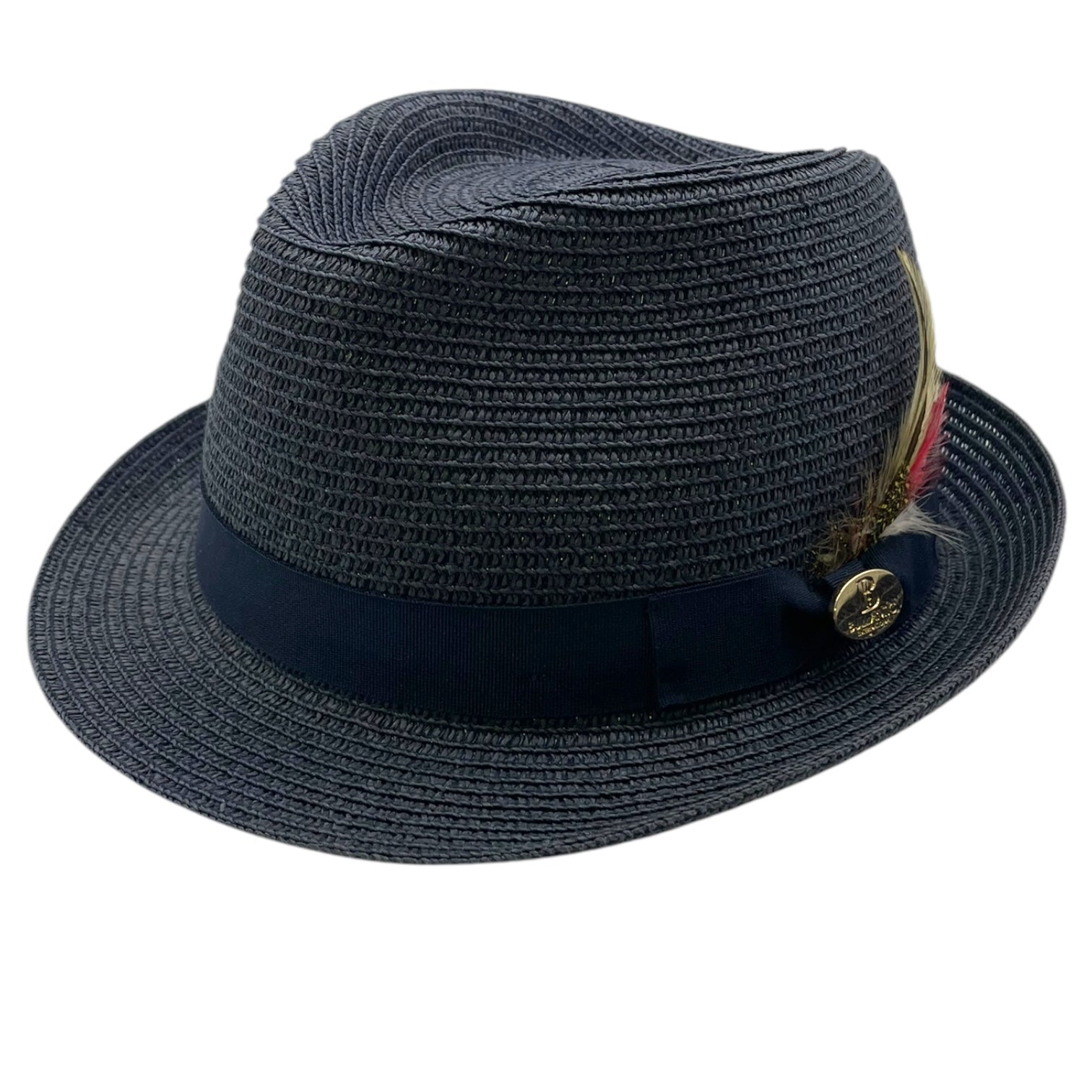 Summer Paper Straw Trilby Hat
