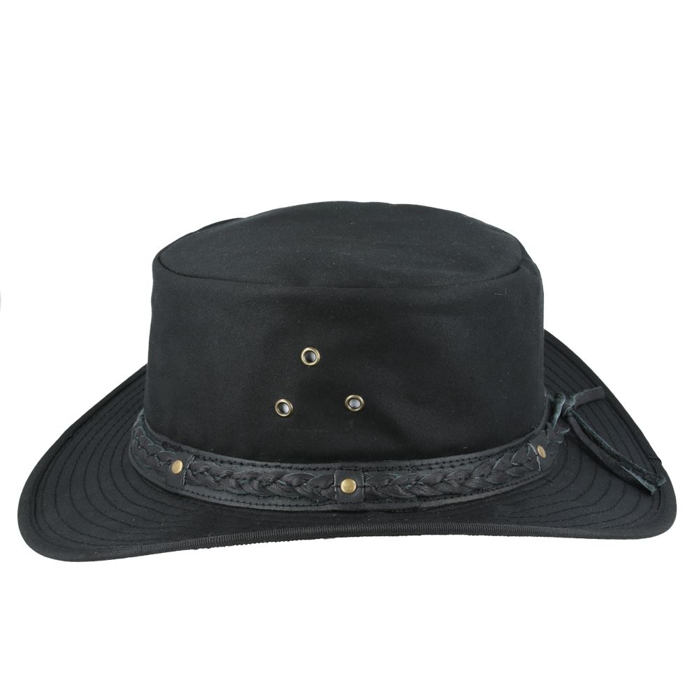 Premium Gladwin Bond Aussie Bush Style Western Outback Waxed Cotton Cowboy Hat