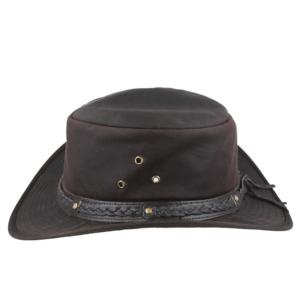 Premium Gladwin Bond Aussie Bush Style Western Outback Waxed Cotton Cowboy Hat