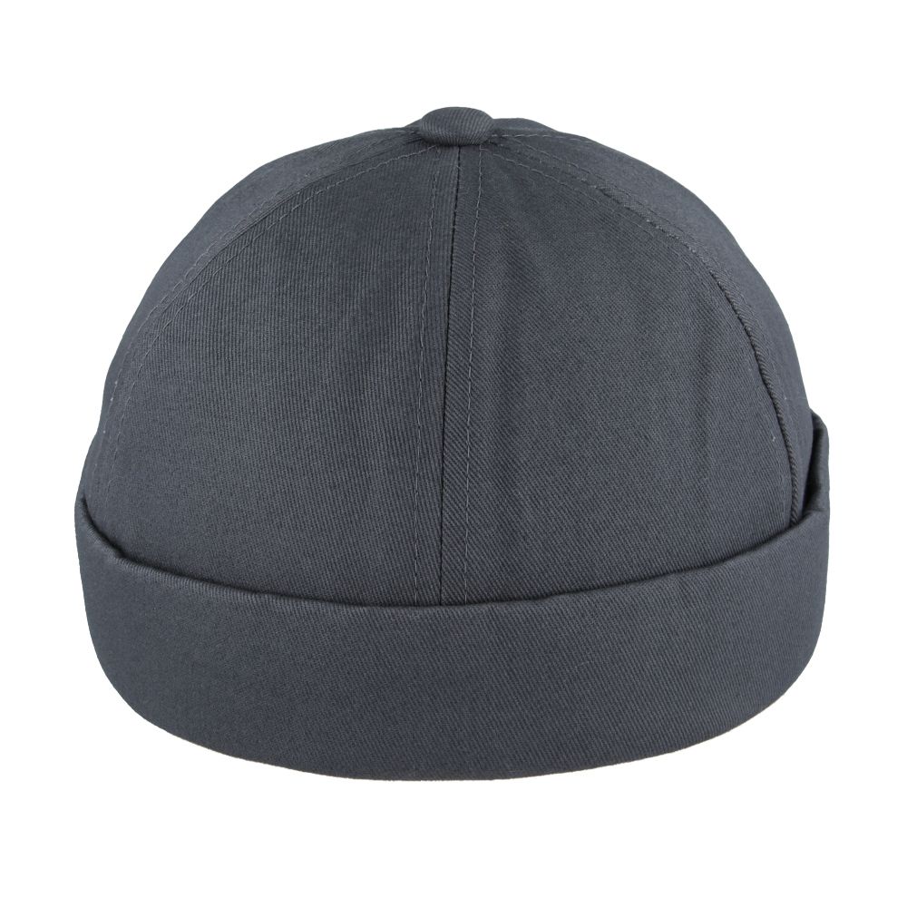 Maz/ carbon 212 Cotton Docker Rolled Cuff Retro Fashion Brimless Hat