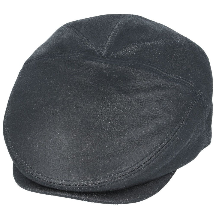 Premium Sheep Skin Leather Gladwin Bond Hatters London Flat Cap