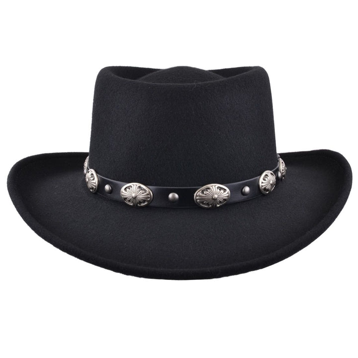 Premium Bullantic Maz Crushable Wool Felt Gambler Hat With Buckle Band