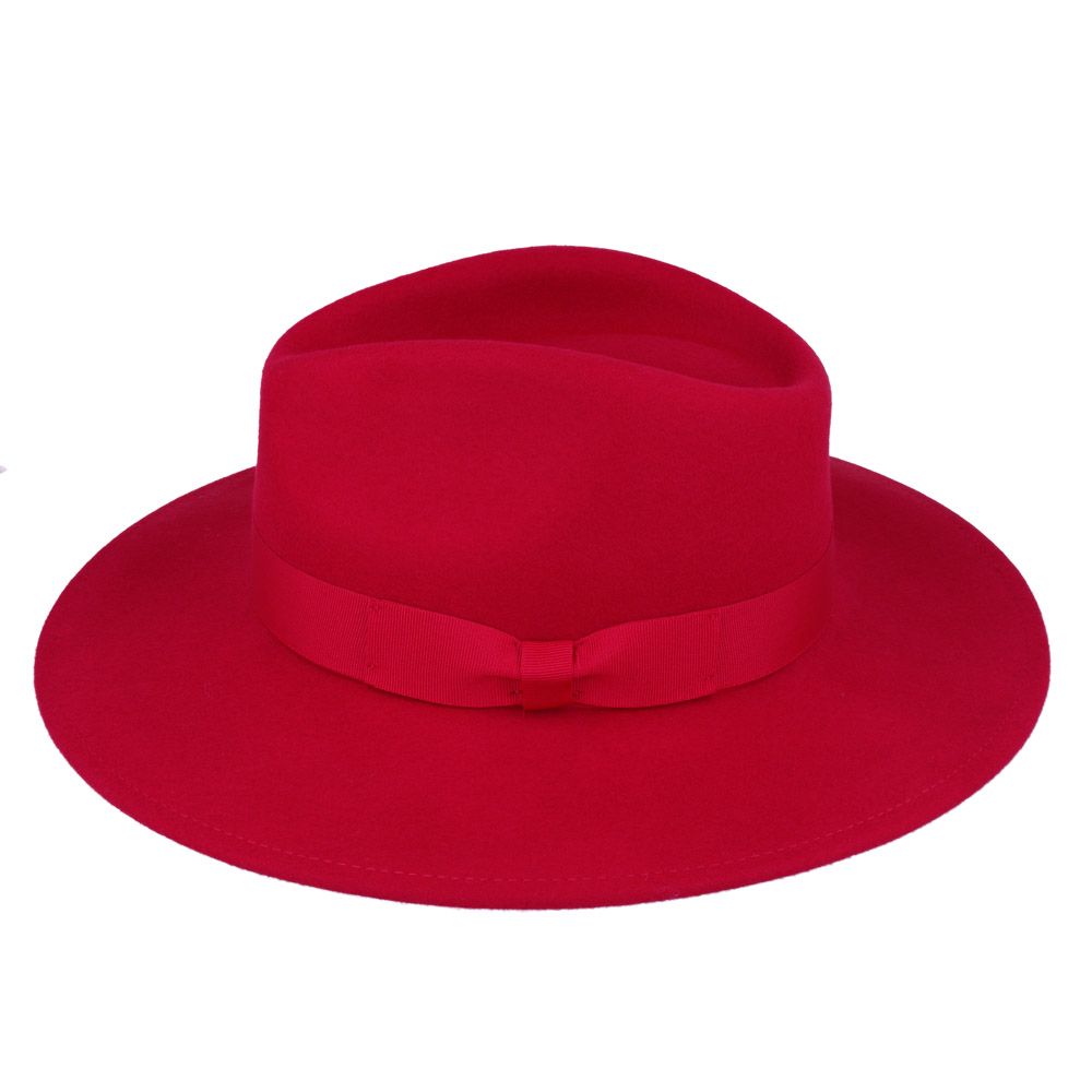 Bullantic Premium Maz Wide Brim Wool Crushable Fedora Hat