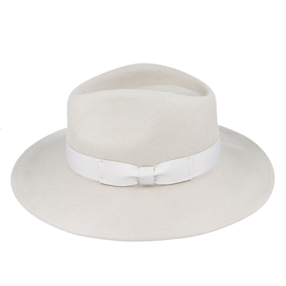 Bullantic Premium Maz Wide Brim Wool Crushable Fedora Hat