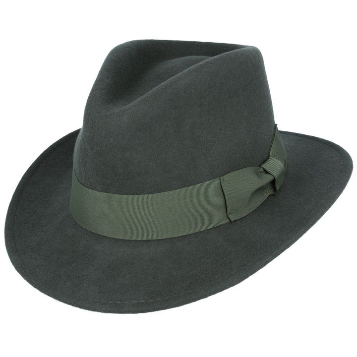 Wool Felt Crushable Fedora Hat