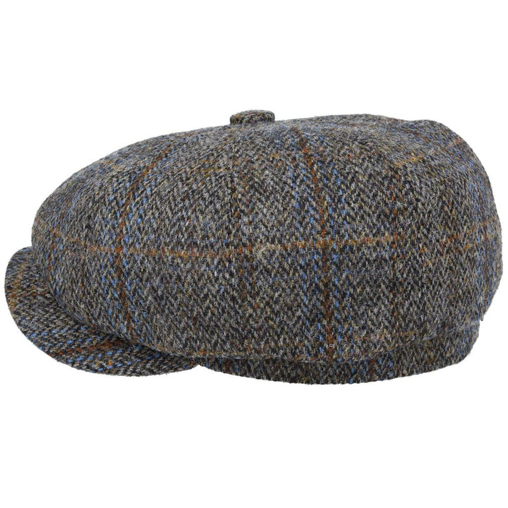 Harris Tweed Wool Newsboy Cap