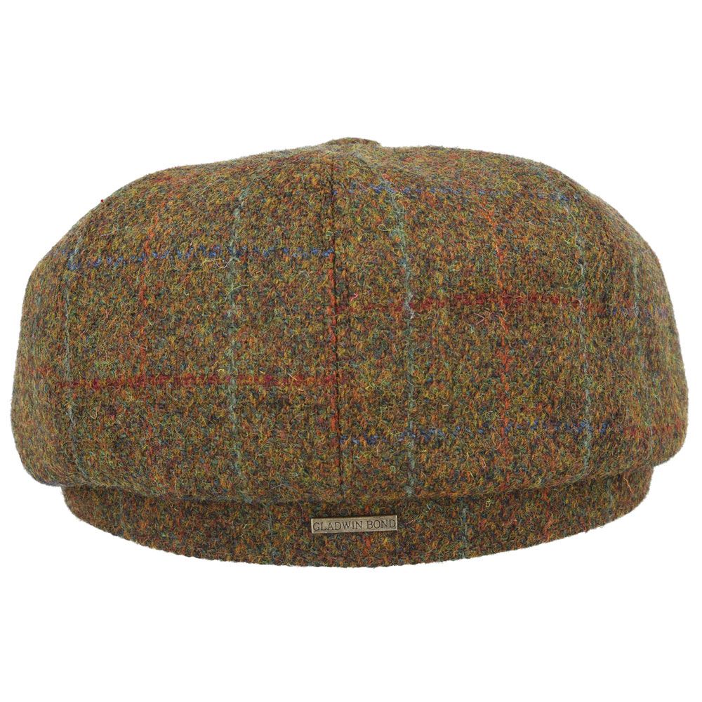 Bullantic - Gladwin Bond Harris Tweed Wool Newsboy Cap