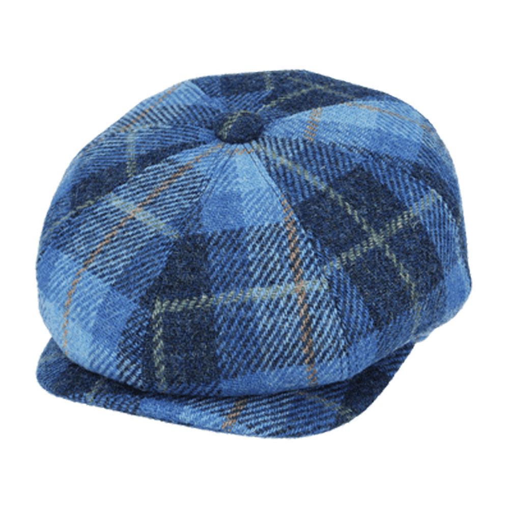 Gladwin Bond Harris Tweed Wool Newsboy Cap