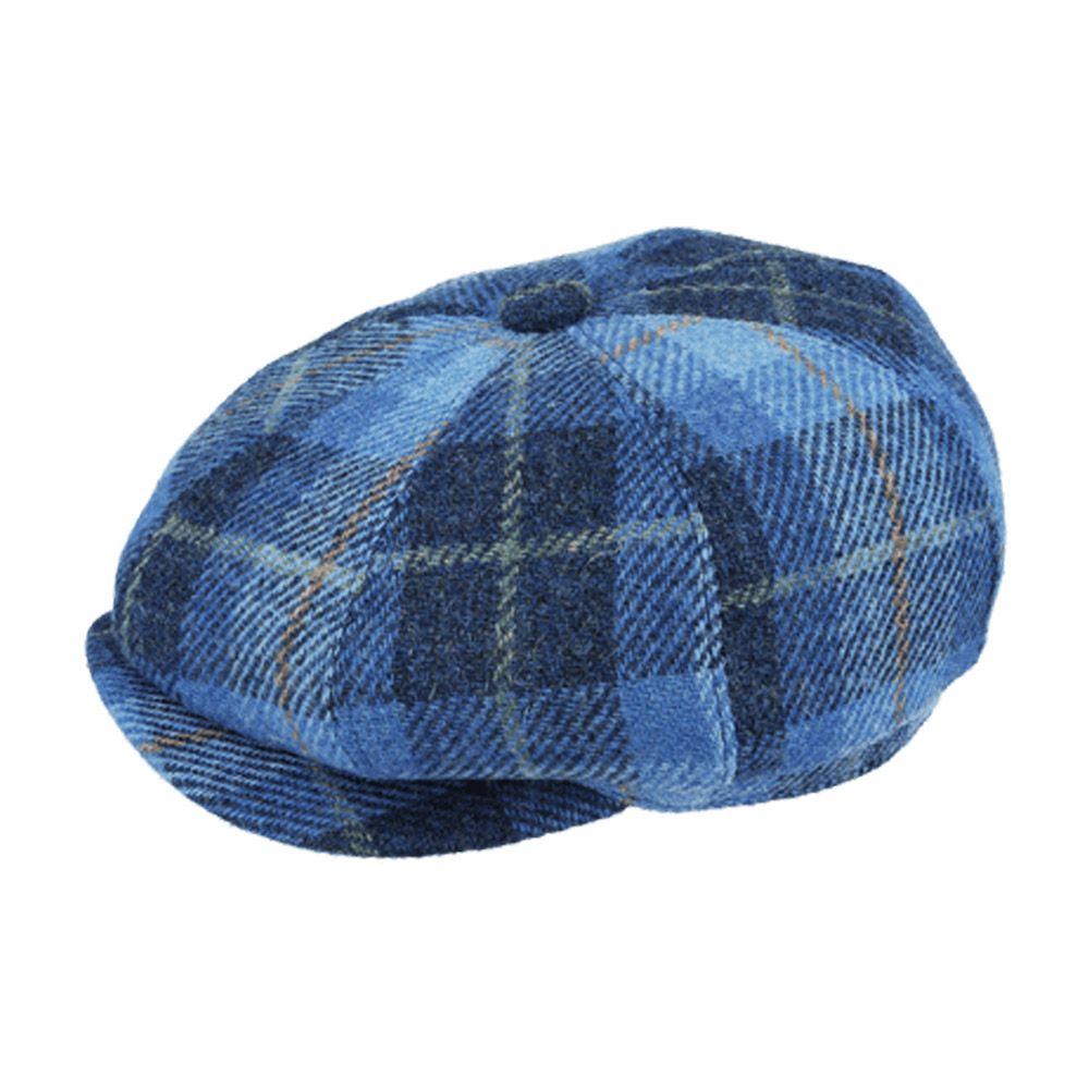 Gladwin Bond Harris Tweed Wool Newsboy Cap