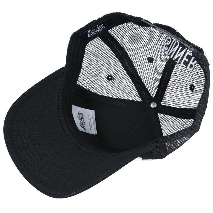 Sinner Mesh Sinners Trucker Baseball Cap - Stylish & Breathable