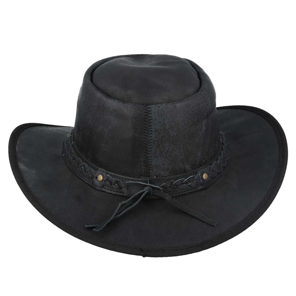 Gladwin Bond Waxed Aussie Bush Style Western Outback Leather Cowboy Hats
