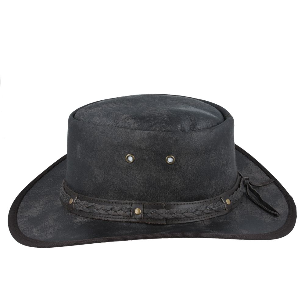Gladwin Bond Waxed Aussie Bush Style Western Outback Leather Cowboy Hats