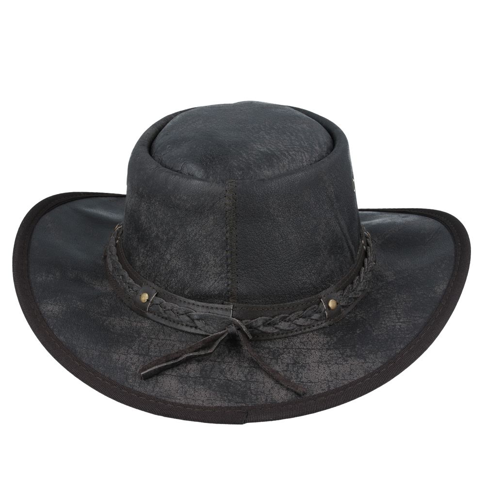 Gladwin Bond Waxed Aussie Bush Style Western Outback Leather Cowboy Hats