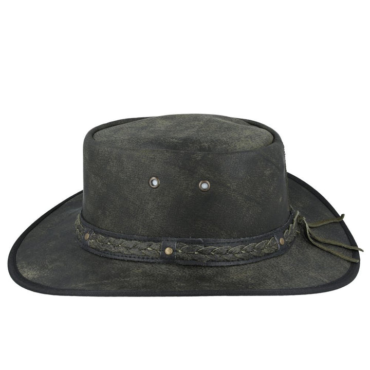 Gladwin Bond Waxed Aussie Bush Style Western Outback Leather Cowboy Hats