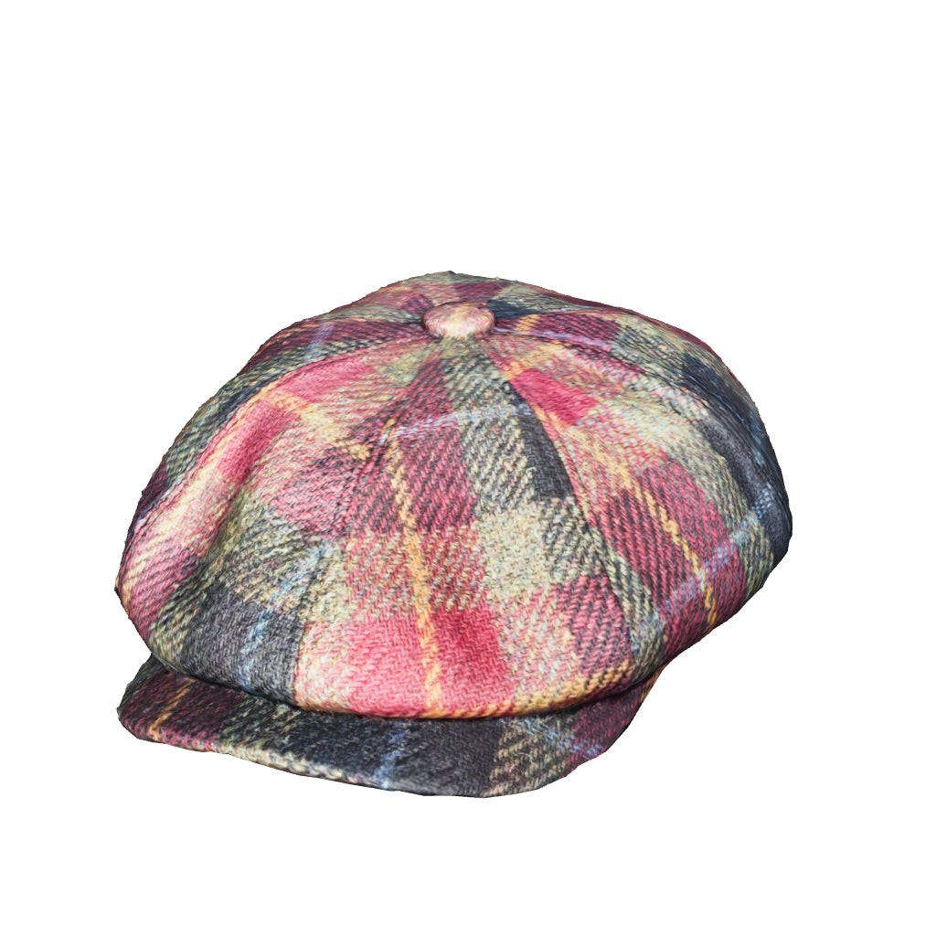 Gladwinbond Harris Tweed Wool Newsboy Cap