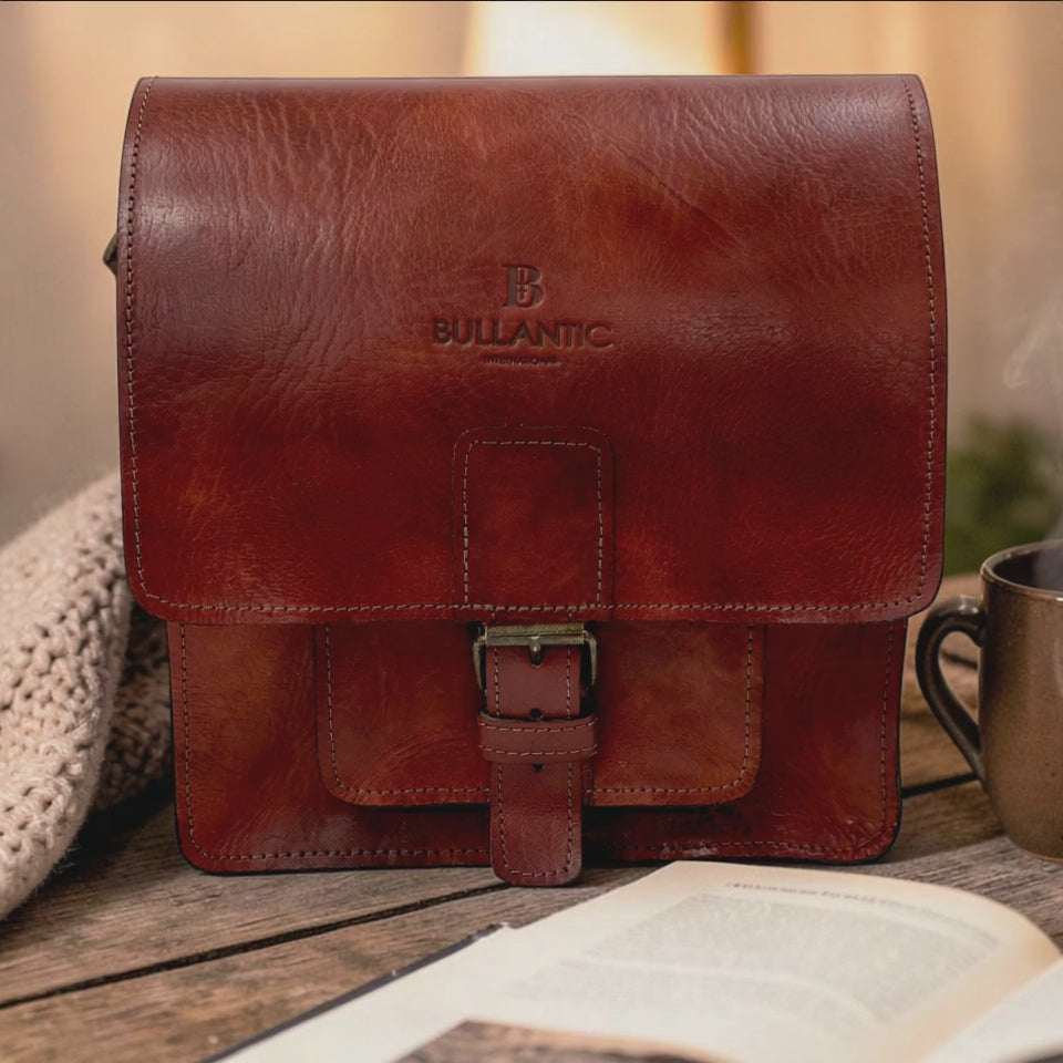 Leather Satchel Bag