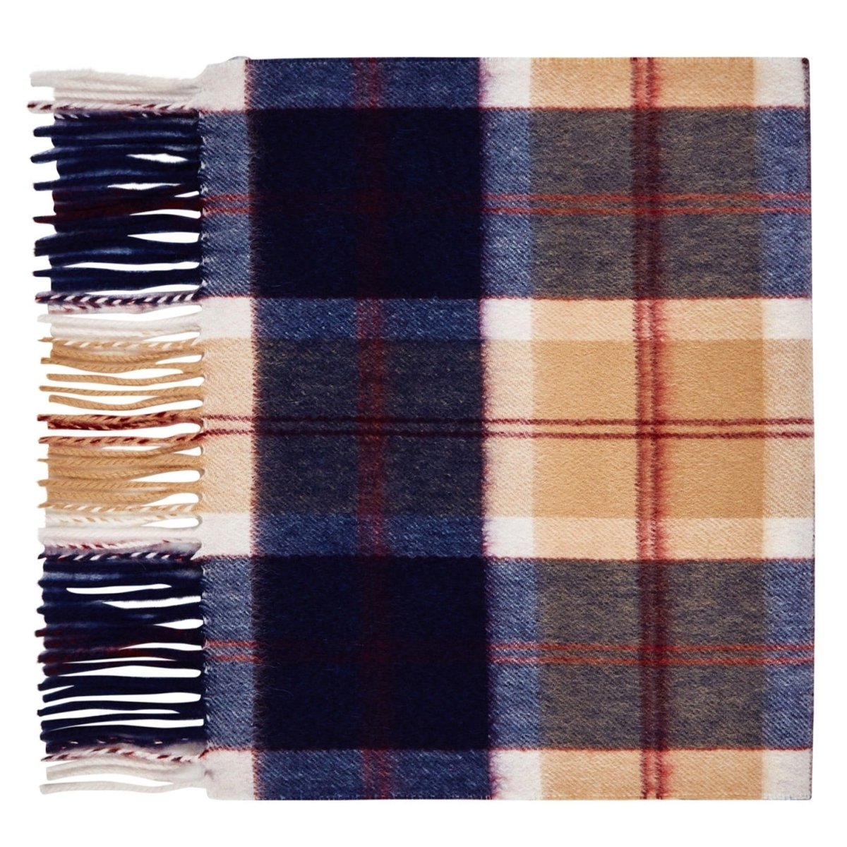 Pure Cashmere Tartan Scarf