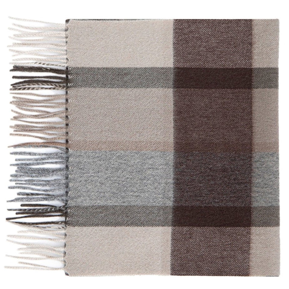 Pure Cashmere Tartan Scarf