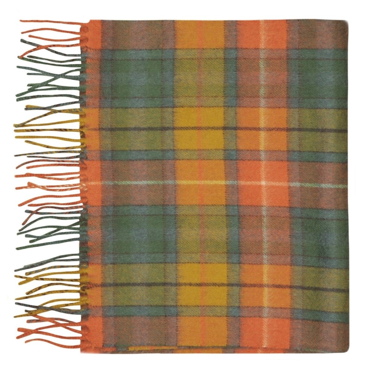 Pure Cashmere Tartan Scarf