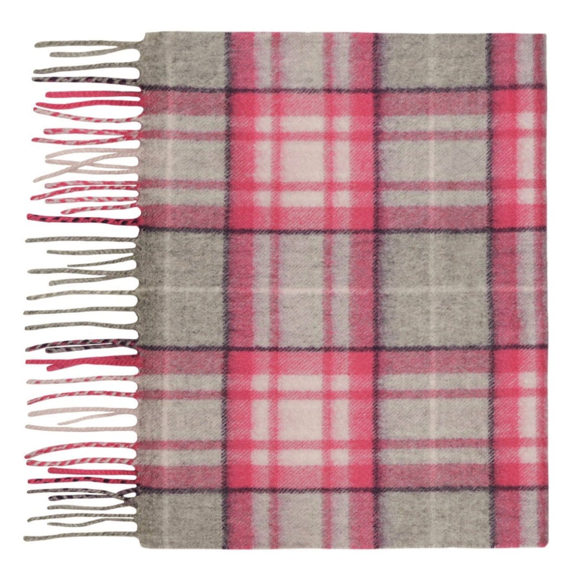 Pure Cashmere Tartan Scarf