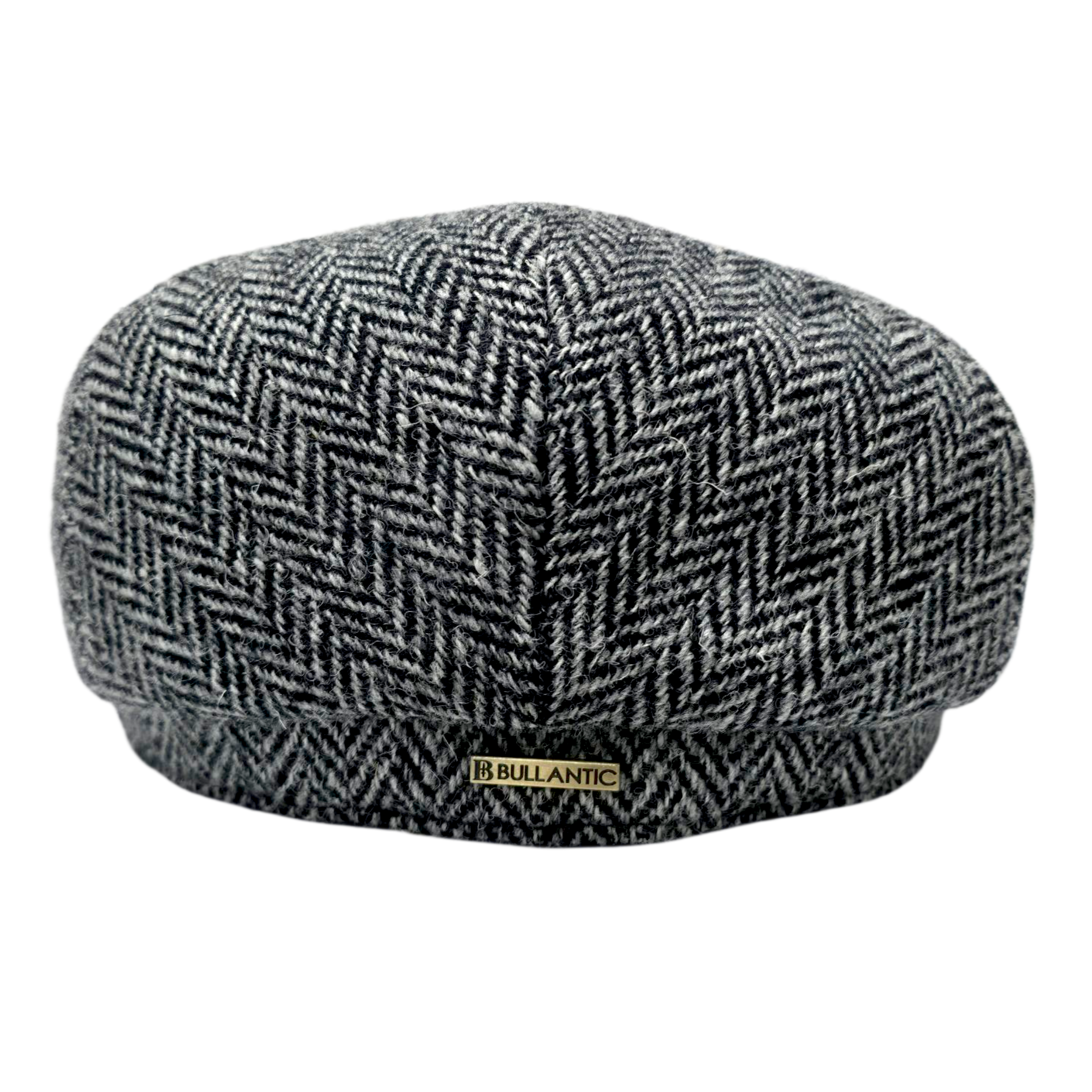 Gladwin Bond Harris Herringbone Wool Flat Cap