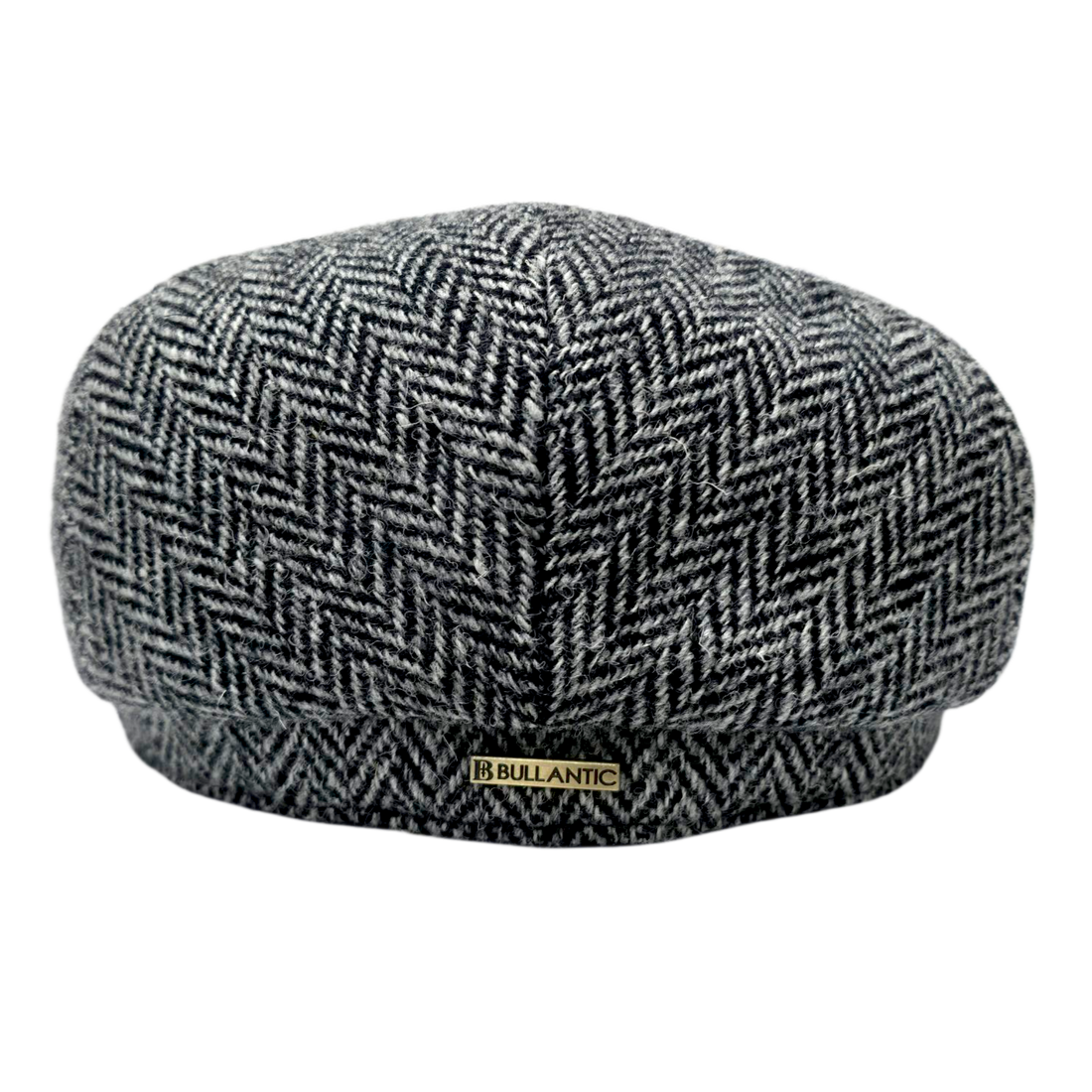 Gladwin Bond Harris Herringbone Wool Flat Cap