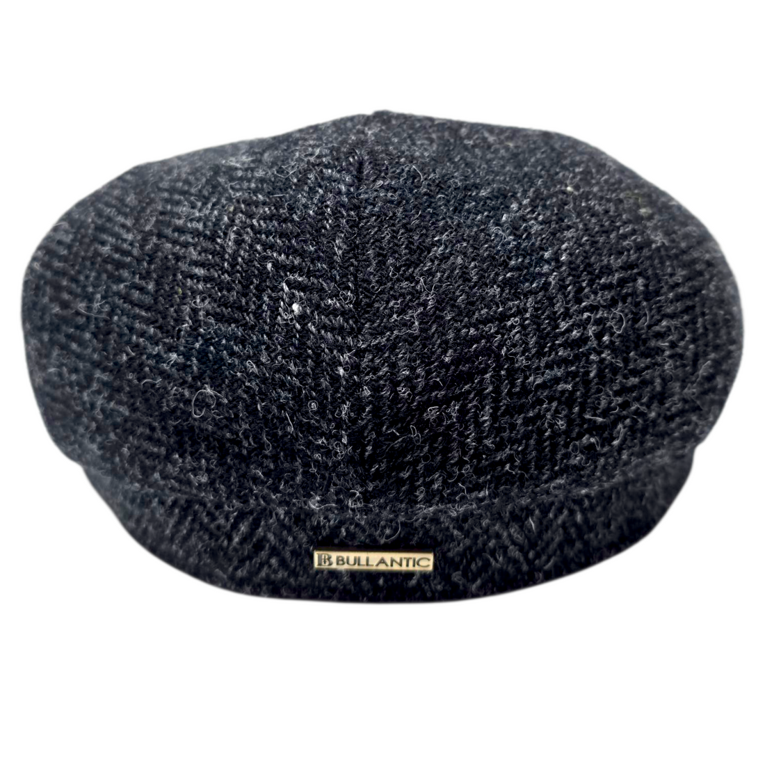 Gladwin Bond Harris Herringbone Wool Flat Cap