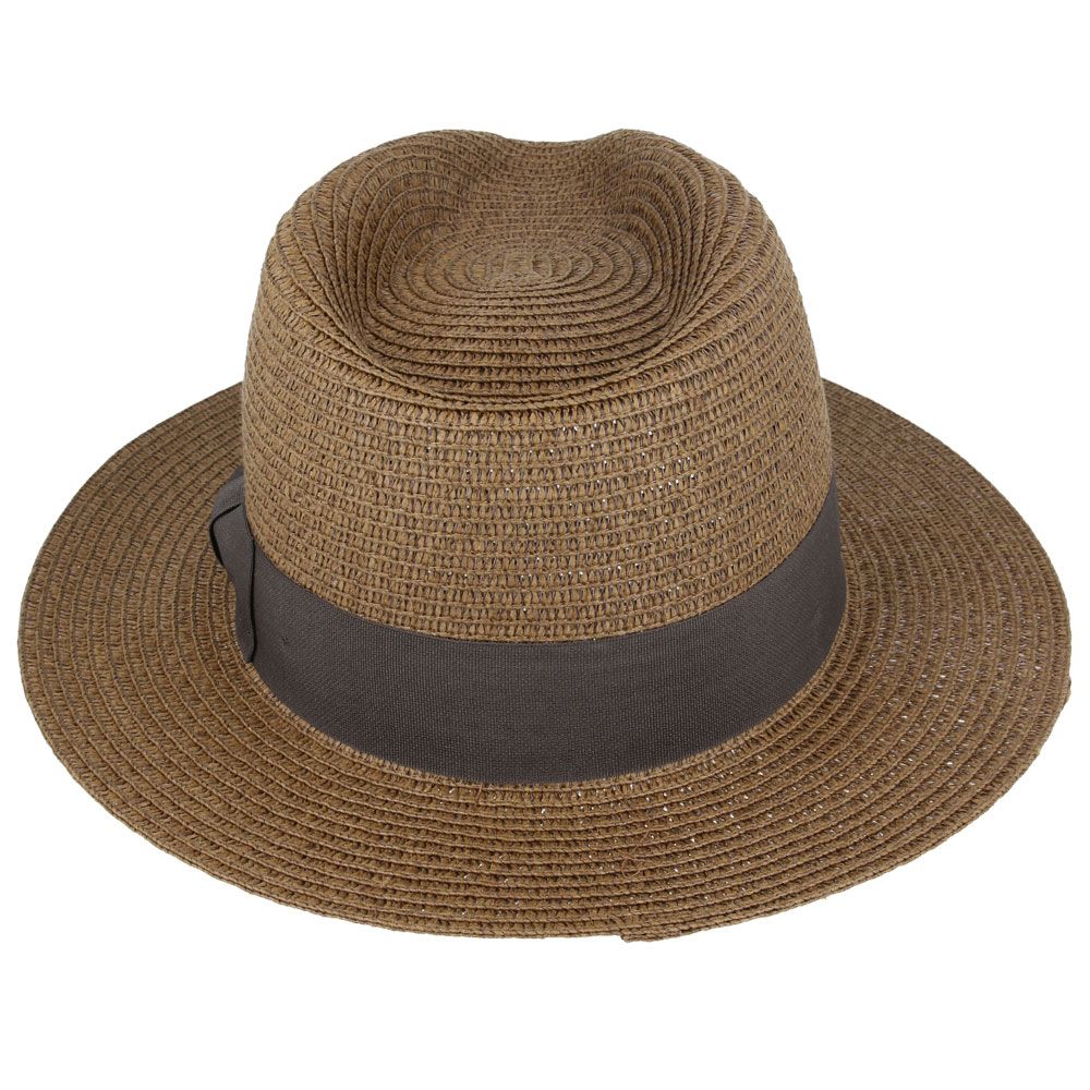 Bullantic Summer Paper Straw Fedora Hat