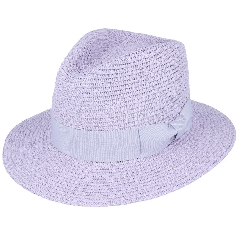 Bullantic Summer Paper Straw Fedora Hat