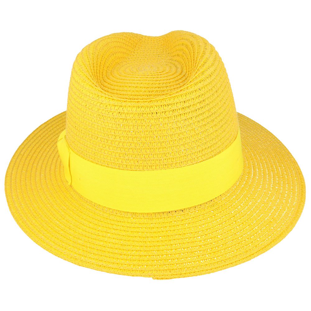 Bullantic Summer Paper Straw Fedora Hat