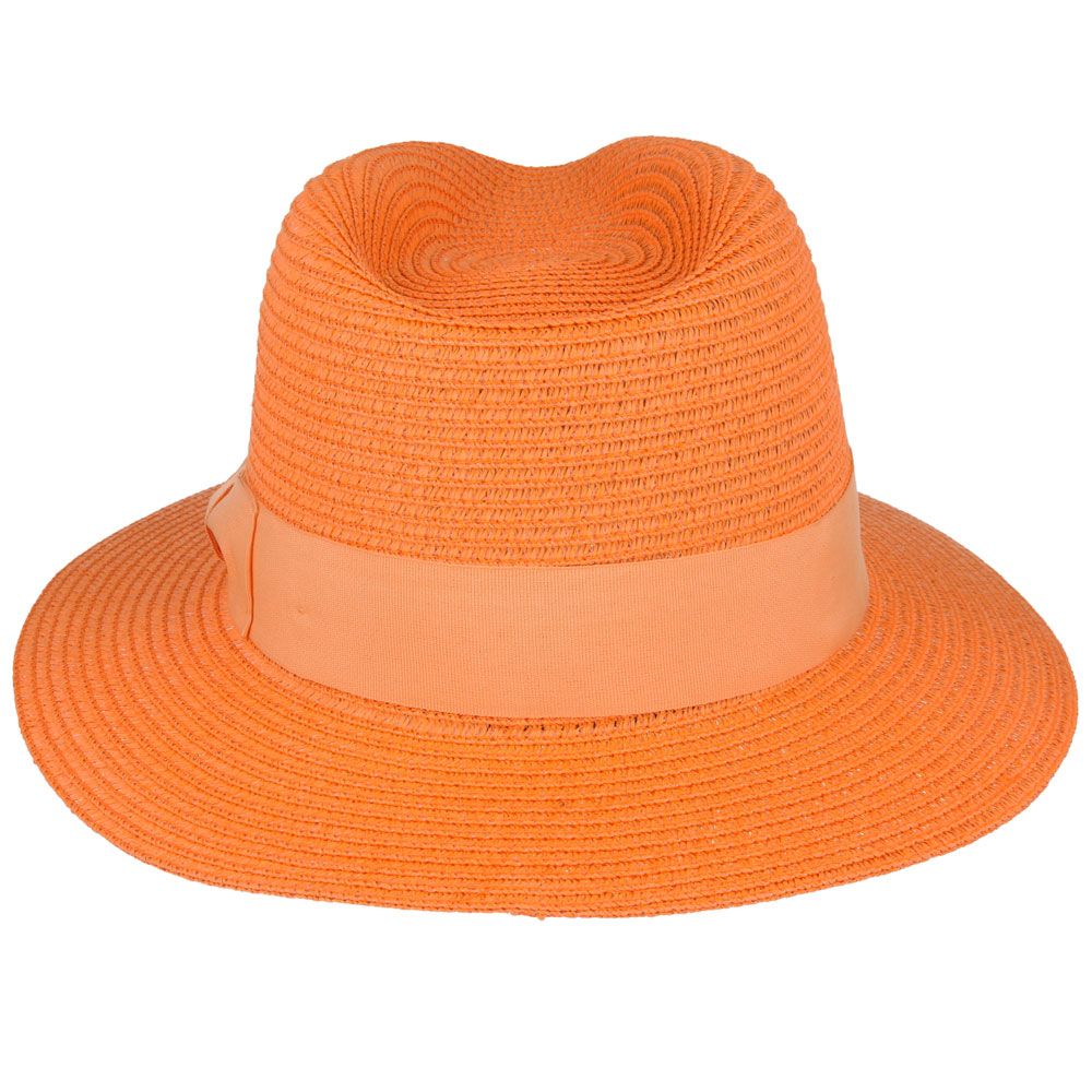Bullantic Summer Paper Straw Fedora Hat