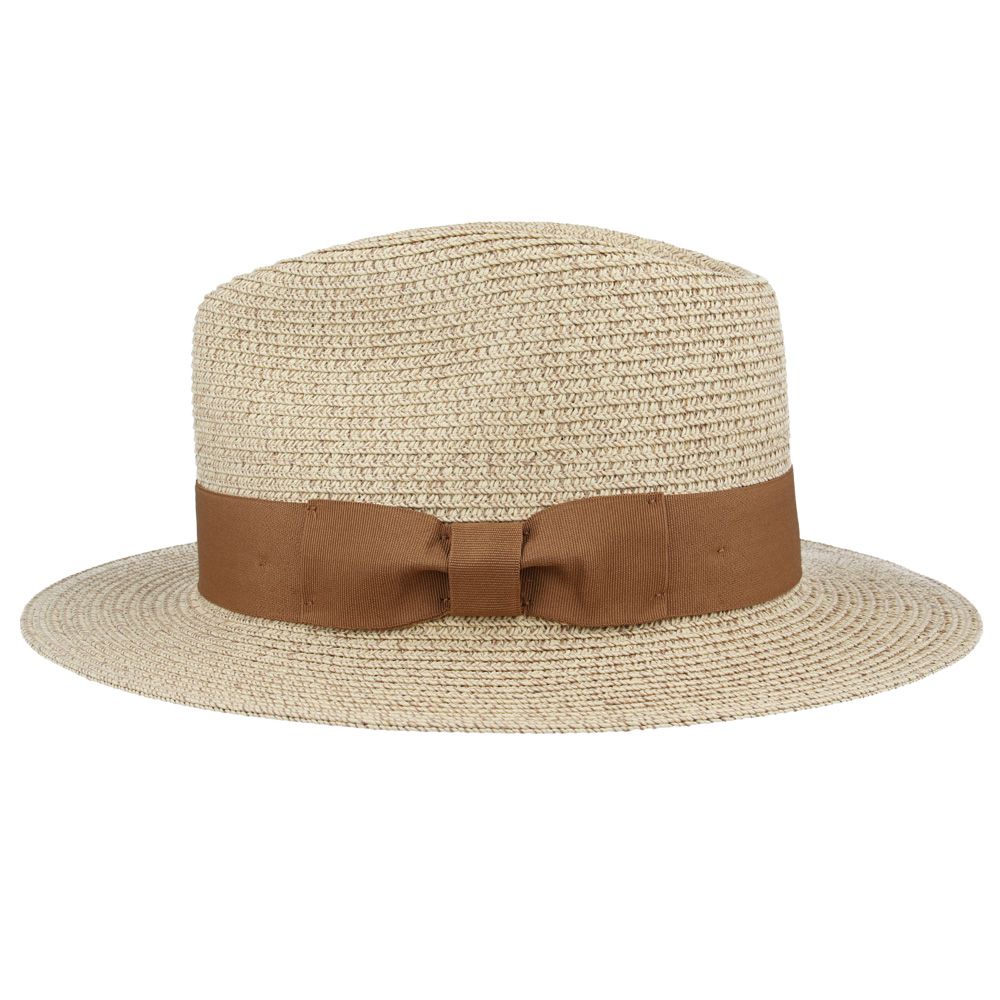Bullantic Summer Paper Straw Fedora Hat