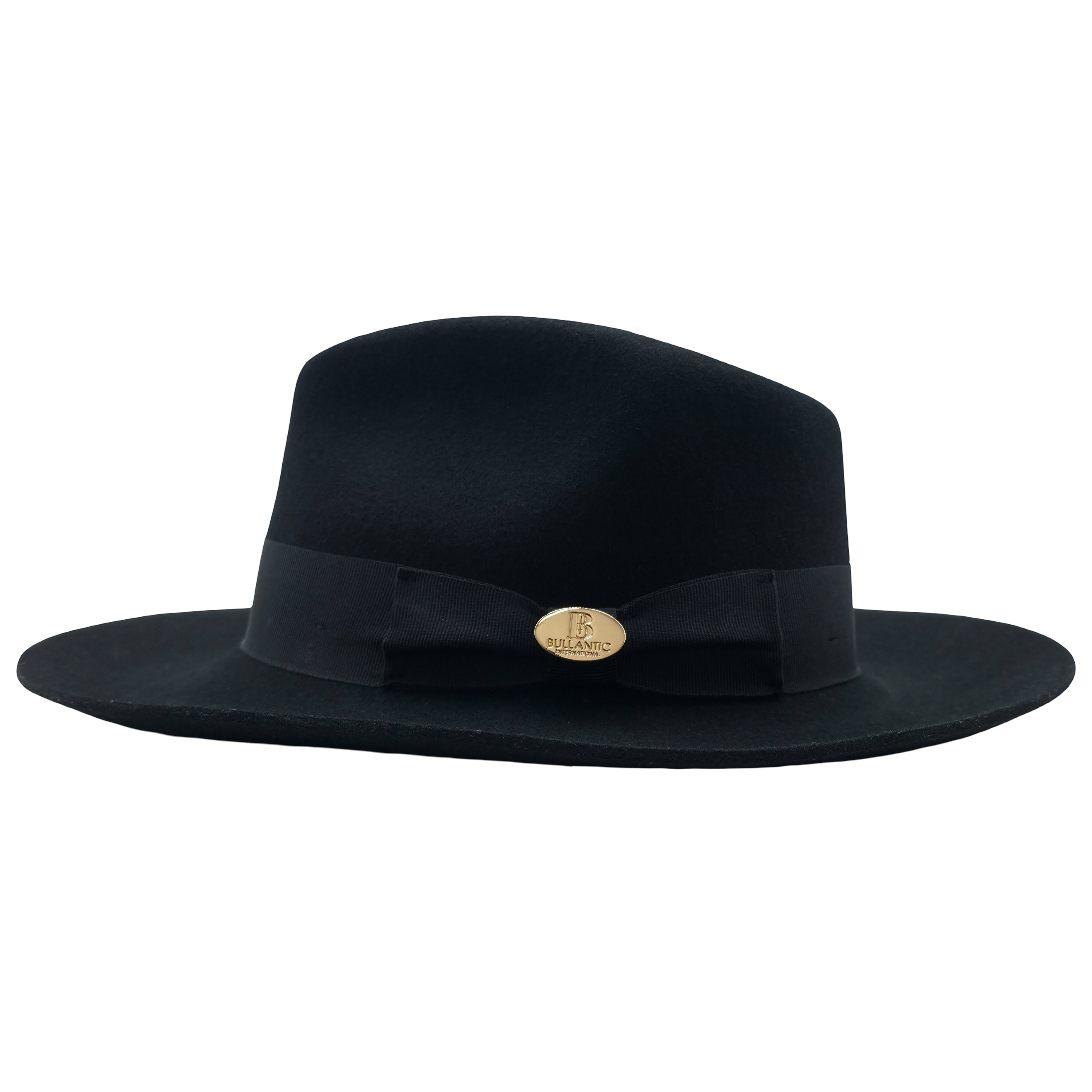 Bullantic Premium Gladwin Bond Grace Snap-Brim Wool Fedora Hat