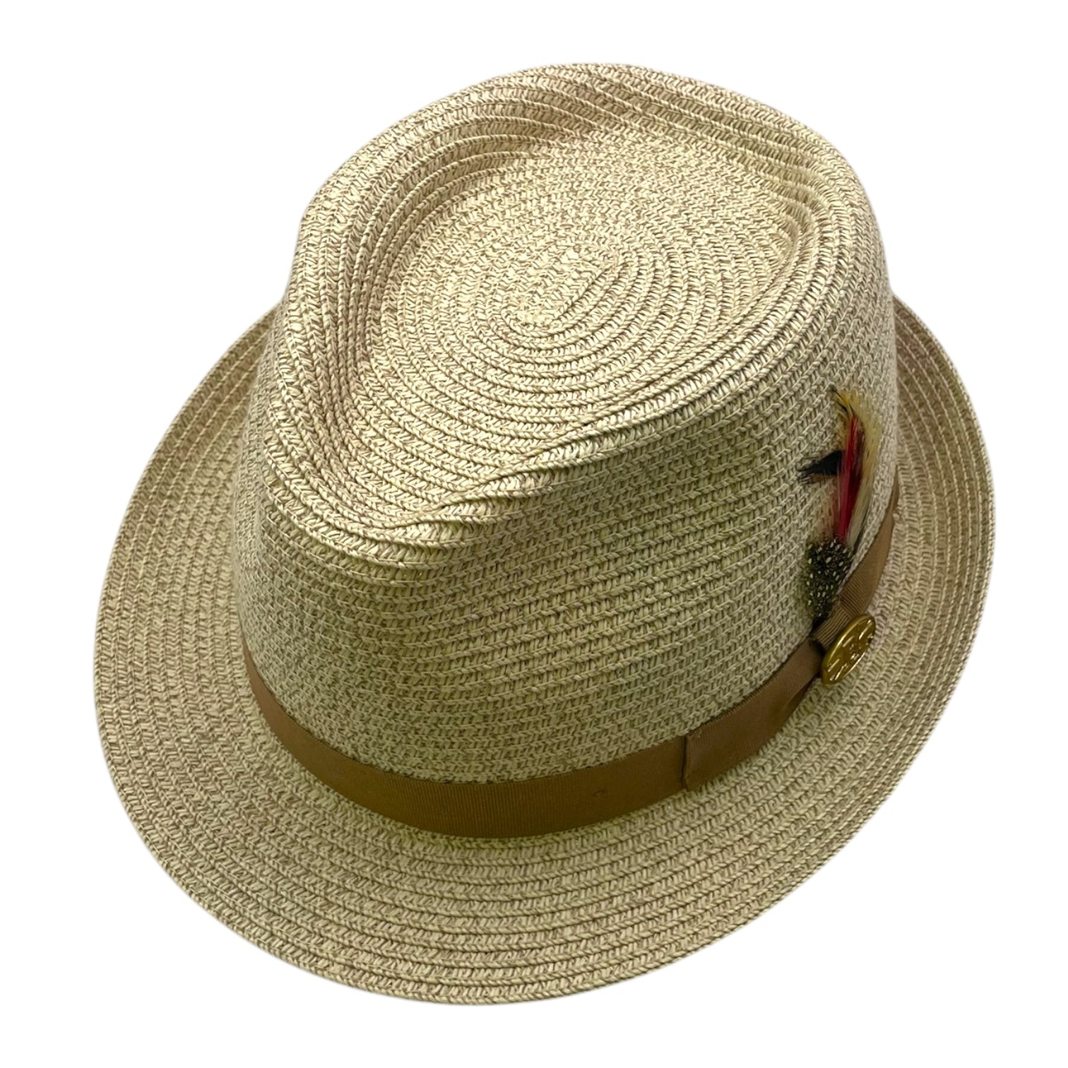Summer Paper Straw Trilby Hat