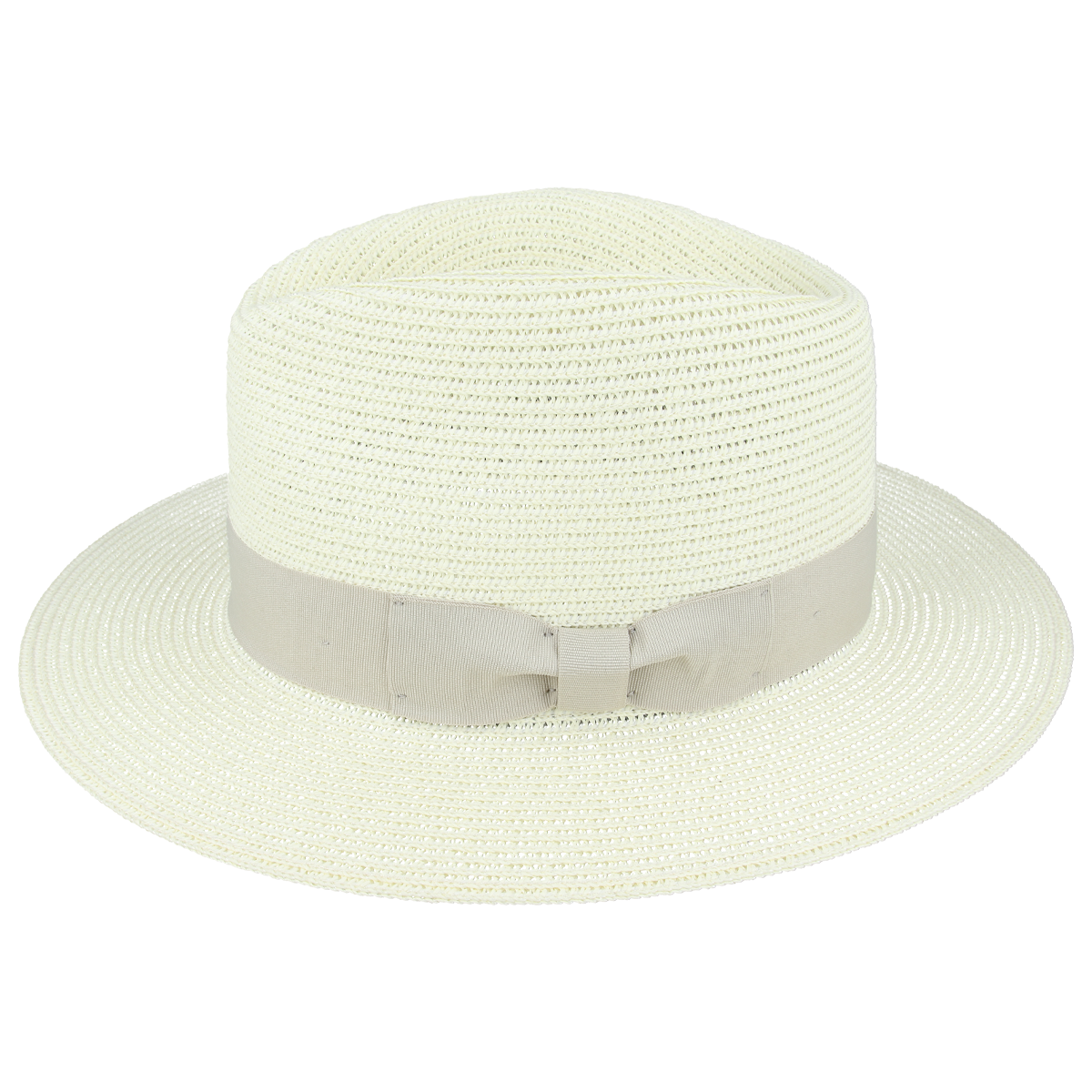 Bullantic Straw Fedora Hat With Band