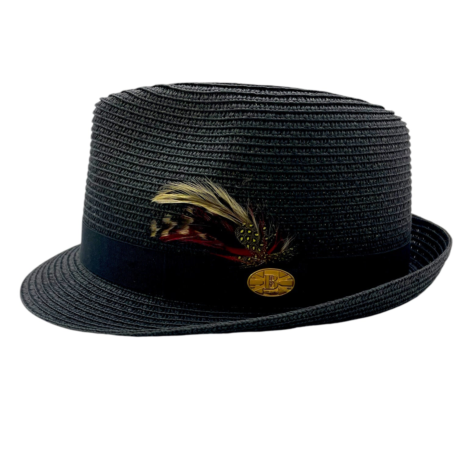 Summer Paper Straw Trilby Hat